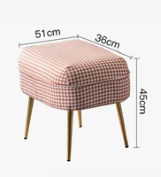 Fauteuil à dossier haut avec repose-pieds, moderne, en velours, pour salon, sous-sol, meubles de maison, certifié BSCI