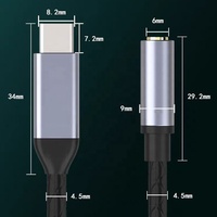 RASANTEK Typ C bis 3,5mm Buchse Typ C Kopfhörer AUX-Buchse HiFi USB C bis 3,5mm AUX-Kopfhörer Audio adapter für Telefon