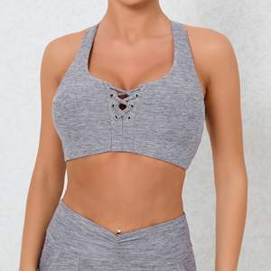 <span class=keywords><strong>G</strong></span> TOP Cross-Back Micro-vazamento Yoga Bra Quick-Dry Fitness Top apertado-encaixe Yoga Vestuário Corrida Sports Bra - Product Image 2