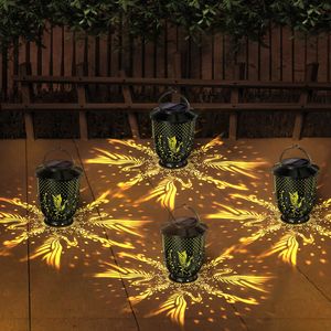 Đèn lồng sân vườn Chất lượng cao với năng lượng mặt trời, IP65 không thấm nước, hoa văn trang trí-Lý tưởng cho sân vườn - Product Image 4