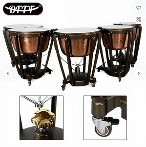 Juego de Timbales Tipo 98-A de la Serie Completa para Escuela (Paquete de 5) con Afinación Profesional Balanceada por Pedal y Timbales con Indicadores - Product Image 2
