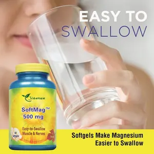 Marine Magnesium Healthy Digestion Regularity Formula Magnesium Hydroxide Vegetarian Caps Softgel Capsules