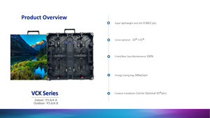 Il modello di visualizzazione a LED più popolare per il mercato indiano supporta la dimensione del pannello di servizio frontale P3.6/P4.81 è 576*576mm - Product Image 3