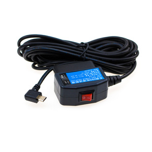 3.5 mètres Mini <span class=keywords><strong>Mico</strong></span> USB Ports 5V 3A câble de Charge de voiture OBD cordon filaire avec interrupteur pour Dash Cam caméscope véhicule DVR 24 heures - Product Image 2