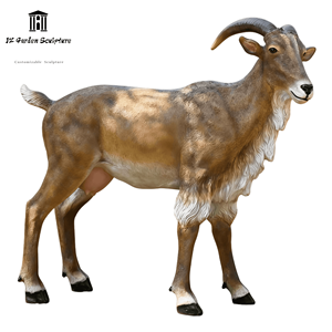 Escultura de Oveja y Cabra de Fibra de Vidrio Personalizada para Decoración de Exteriores, Parques de Atracciones, Zoológicos y Granjas - Product Image 1