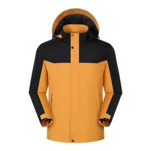 Hooded Thick Down <b>Jacket</b> Men Winter Protection Workwear Custom Logo Corporate Uniforms Wuhan - Product Image 4