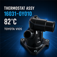 Ensemble de raccordement d'entrée d'eau avec thermostat 16031-0Y010 pour Toyota Vios NSP150 Yaris Avanza 1NR-FE 2NR-FE Refroidissement du moteur