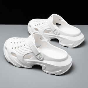 Claquettes EVA à semelle épaisse pour homme Guru, plateforme de 5 cm, plage, été, antidérapantes, respirantes, à bout fermé - Product Image 1