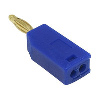 Connecteur banane 2 mm avec tête de test en cuivre plaqué or, empilable avec connecteur de panneau expérimental K2