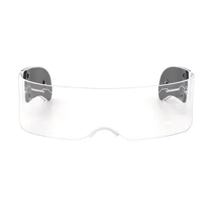 Gafas de luz LED TikTok, tecnología futurista, sensor, misma barra, disco, con carga flash