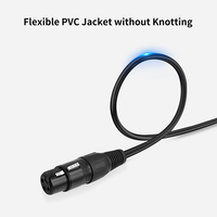 Câble 3,5 mm vers XLR, XLR Femelle vers Jack Mâle 3,5 mm, Microphone Stéréo, Cordon Micro 3 Broches XLR vers TRS, Auxiliaire vers XLR, Compatible pour Haut-parleur