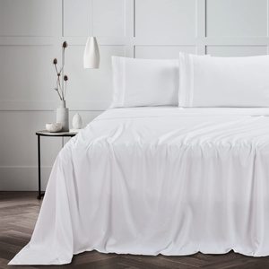 Draps de lit 4 pièces pour lit Queen Size Double brossé 1800 draps en microfibre - Product Image 6