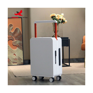 Gift Custom Factory Price Luxury 360 Spinner <b>Wheels</b> Wide Handle Luggage Case Travel Smart Carry on PC Suitcases <b>with</b> TSA <b>Lock</b> - Product Image 2