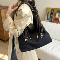 Sac à bandoulière décontracté grande capacité, nouveau sac boulette tendance pour femme avec fermeture éclair, sac à main durable de haute qualité