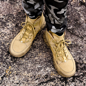 Large Size Autumn and Winter New Couple <b>Boots</b> with Lace up Tall Men's <b>Boots</b> , Durable Hiking Shoes - Product Image 5