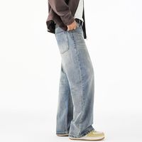 Pantalon long décontracté polyvalent coupe droite ample et large pour homme, nouvelle collection automne/hiver, style urbain, marque américaine tendance