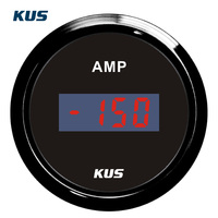KUS SEA-V Seri 52mm ±50A/±80A/±150A Amperemeter Digital 12V/24V untuk Kapal Universal