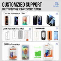 Protector de Pantalla HD Transparente para iPad, Cristal Templado con Kit de Instalación Fácil y Bandeja Antipolvo para iPad