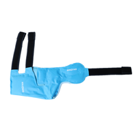 Pellicule de gel anti-douleur pour les pieds, enveloppe en nylon, sac de glace réutilisable pour les pieds, compression à chaud et à froid