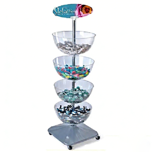 Espositore a 4 Livelli in Acrilico Personalizzato, Lavabile e Trasparente, per <span class=keywords><strong>Negozi</strong></span> al Dettaglio - Product Image 2