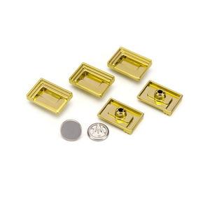 Fournitures d'usine : Rivets métalliques personnalisés en laiton sans nickel et alliage de zinc, forme cœur, dos plat, avec logo, pour jeans - Product Image 1