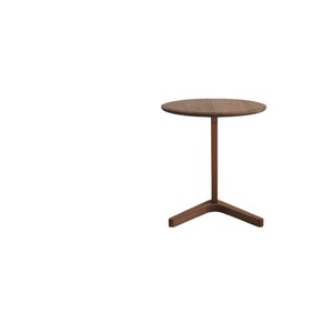Solid Wood <b>Coffee</b> <b>Table</b> Walnut Round <b>Small</b> Side <b>Table</b> For Living Room Sofa - Product Image 5