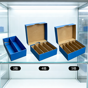 Wholesale Partition Recyclable Cardboard Box Multi Grid TCG Sports Card <b>Storage</b> For Retail Store Collectors - Product Image 5