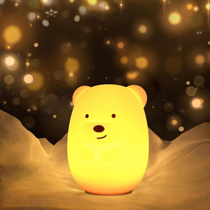 Haut-parleur LED RGB en forme d'ours, rechargeable, avec musique, bruit blanc, robot pour bébé, <span class=keywords><strong>lecteur</strong></span> <span class=keywords><strong>audio</strong></span> à pince, sans fil, batterie 500 mAh - Product Image 3
