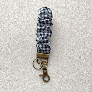 Arrivée Cheveux Accessoires Polyester Tissu Autodéfense Porte-clés Motif Personnalisé Bracelet Chouchou Porte-clés fo - Product Image 6
