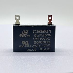 Hongye AC động cơ phim tụ điện <span class=keywords><strong>CBB61</strong></span>-400-500VAC 0.6-4F xăng máy phát điện bắt đầu từ đơn vị CQC/TUV chứng nhận Fan Sử dụng lỗ - Product Image 1