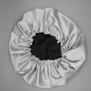 Compre un Gorro de Satén HLC para Dormir, Gorros de Satén de Doble Capa Reversibles, Gorro para el Cabello para Mujeres con Cabello Largo, Rizado y Trenzado - Product Image 6