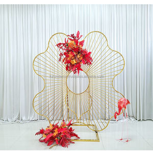 Arco de boda en forma de flor de acero inoxidable personalizado Furun para decoración de fondo en fiestas y eventos - Product Image 3