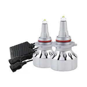 Faros delanteros de proyector superbrillantes, con haz de luz Real 360, Bombilla de lente 9005 H7 H11, 9012