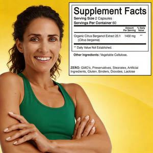 Oem Suplementos Herbal Citrus Bergamota Cápsulas 50% Polifenóis Citrus Bergamota Extrato - Product Image 2