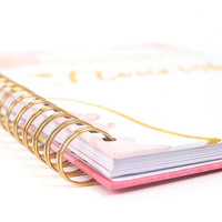 Vente en gros de planificateur de vie personnalisé Journal mensuel feuilles de calendrier objectif spirale repas planificateur habitude Tracker
