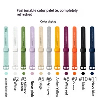 Tali Jam Tangan Silikon Motif Kotak-kotak Kustom 18-22mm Kancing Jepret Ramah Kulit Tahan Air Kompatibel untuk Smartwatch