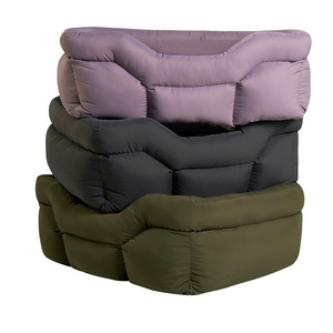 두꺼운 따뜻한 여름용 반려동물 침대 고양이 및 강아지용 탈부착 가능 세탁 가능 면 쿠션 친환경 미끄럼 방지 강아지 침대 - Product Image 4