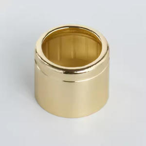 Colliers en aluminium 13mm et 15mm pour pompes atomiseurs de parfum Anneaux à sertir dorés - Product Image 1