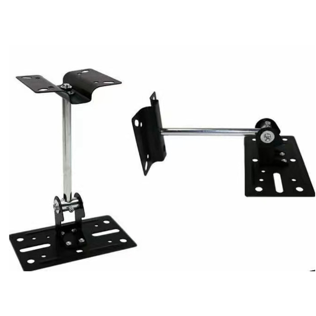 ENB ZL-506 Surround Sound Ceiling-Mounted Adjustable Metal Speaker Stand with 360 Rotation & Rack