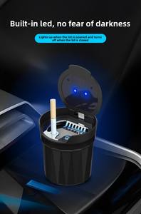 Cendrier de voiture portable Dericsson avec briquet à fil de tungstène intégré - Product Image 3