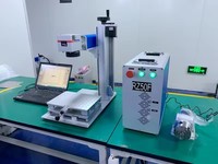 Mopa mesin penanda laser 50W 30W fokus otomatis 2.5D 3D mesin pengukir laser serat untuk perhiasan pemadam kebakaran Mug Tumbler