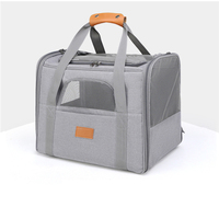 Sac de transport pliable pour animaux de compagnie, approuvé par les compagnies aériennes, pour chiens et chats de petite et moyenne taille