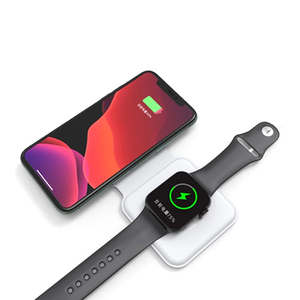 2 en 1 Magnétique 15W Chargeur Sans Fil Qi Pour iPhone 12 Pro Pour Montre <span class=keywords><strong>Apple</strong></span> - Product Image 3