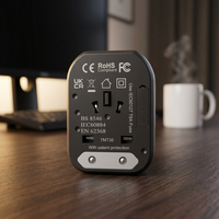 Adaptador USB Tipo C de Carga Rápida de 35 W con Enchufe de Viaje Plegable para Cámara y Auriculares, Amplia Compatibilidad con Dispositivos