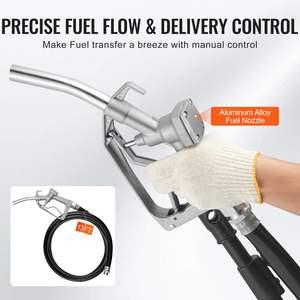 Db Wholesale Diesel Fuel Transfer Pump 12V 5.3 Gpm 1/<b>10</b> Hp Metal Auto Nozzle Self Priming For <b>Oil</b> Stations - Product Image 6