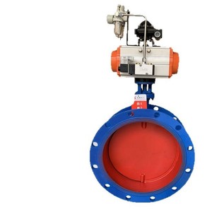 Válvula de Mariposa Neumática D641H de Acero Inoxidable con Brida para Control de Aire y Gas a Alta Temperatura - Product Image 4