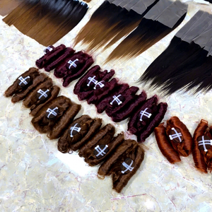 Cheveux naturels ondulés Shin Hairs, boucles œuf, ondulations océaniques, cheveux humains vierges Remy vietnamiens, mèches noires, double trame, haute qualité, rebondissants - Product Image 1