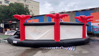 Maßgefertigter Hochleistungs-PVC Kommerzieller Großer Runder Aufblasbarer Wasserpark mit Rutsche und Pool für Kinder