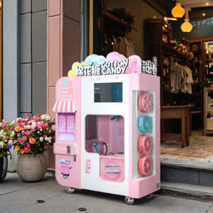 Máquina <span class=keywords><strong>de</strong></span> hilo <span class=keywords><strong>de</strong></span> hadas <span class=keywords><strong>para</strong></span> hacer algodón <span class=keywords><strong>de</strong></span> azúcar comercial completamente automática AMA con empujador <span class=keywords><strong>de</strong></span> monedas <span class=keywords><strong>para</strong></span> floristerías y negocios a la venta - Product Image 1