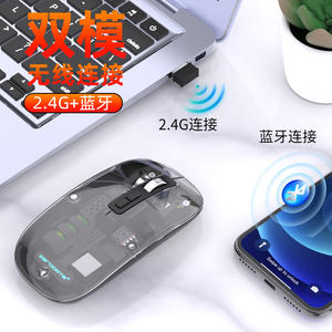 Souris optique sans fil T11 Ai, Bluetooth 2.4G, 5 boutons silencieux, pour ordinateurs portables et tablettes Apple Huawei - Product Image 2